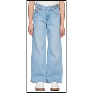 Chloe Kids Light Wash Wide Leg Denim Jeans Girls Size 14